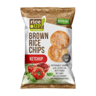 RICE UP CHIPS CU KETCHUP 60G